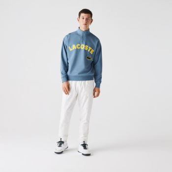 Lacoste LIVE Branded Cotton Fleece Sweatshirt Pánské - Mikiny Blankyt | CZ-nYSxwH